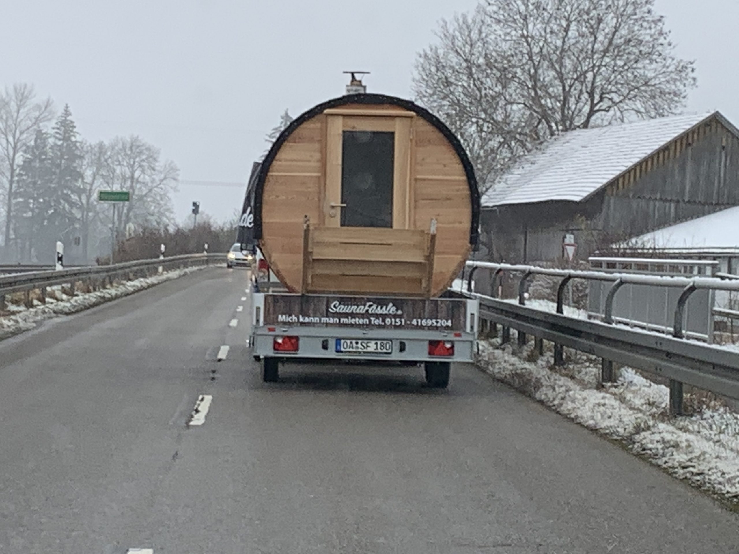 Saunafässle on the Road
